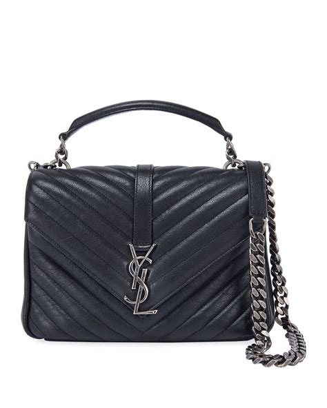 ysl shoulder bag silver hardware|yves saint laurent bags clearance.